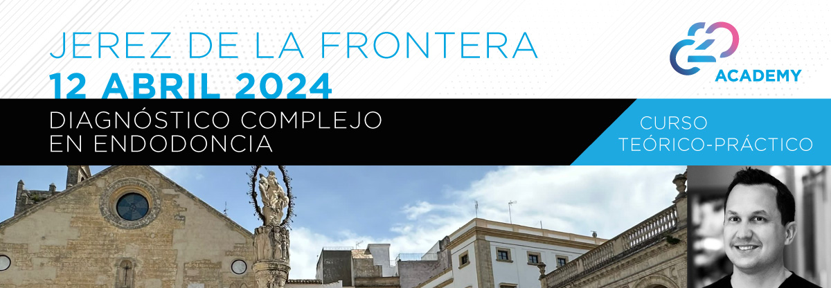 Curso O2O «Diagnóstico complejo en endodoncia» el 12 de abril en Jerez de la Frontera banner